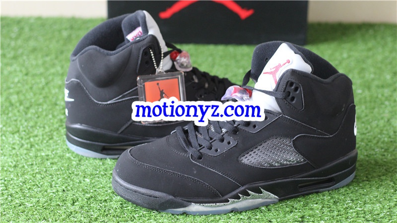 Authentic Air Jordan 5 Retro Blackmetallic